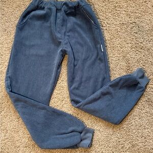 Blueish Gray Corduroy Joggers